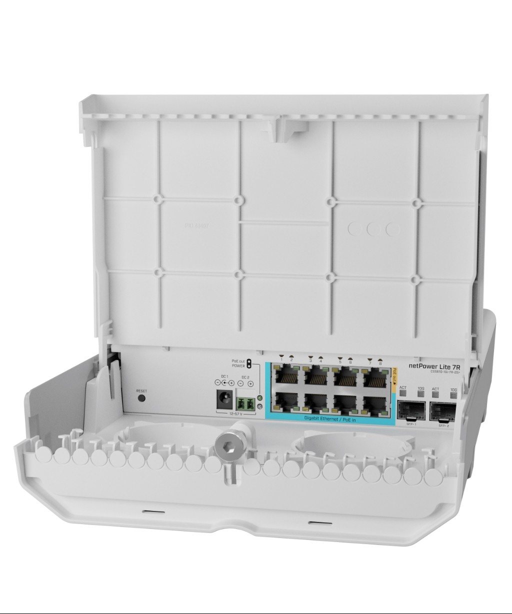 MikroTik netPower Lite 7R Reverse PoE Switch