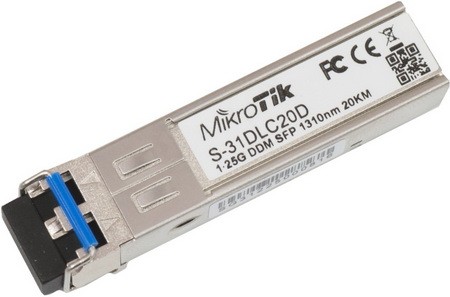 Mikrotik S-31DLC20D SFP Modül, 1 Gbit ,Single Mode (SM)