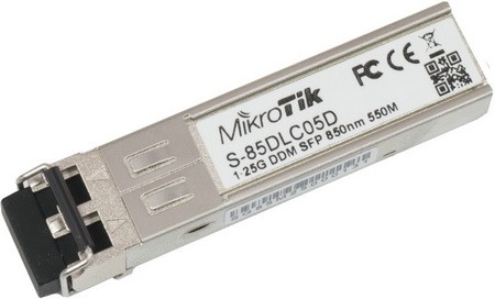 Mikrotik S-85DLC05D, SFP Modül, 1.25 Gbit Multi Mode (MM)