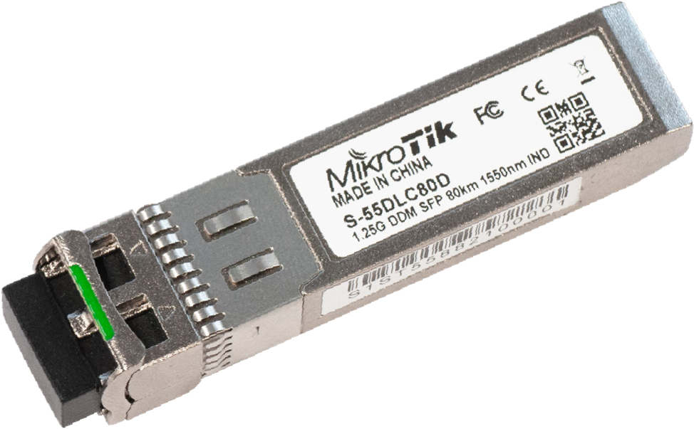 Mikrotik S-55DLC80D SFP Modül, 1 Gbit ,Single Mode (SM)