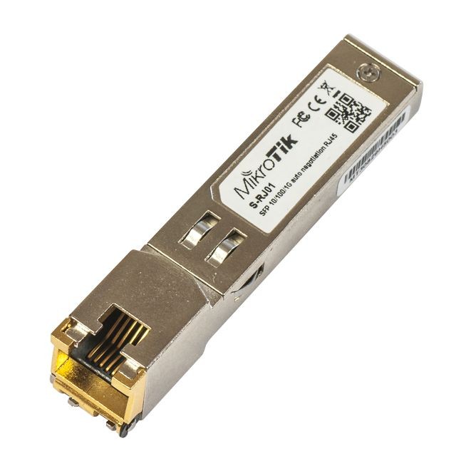 Mikrotik S-RJ10 SFP to RJ45 10Gigabit SFP Portu Bakıra Dönüştürme Modülü